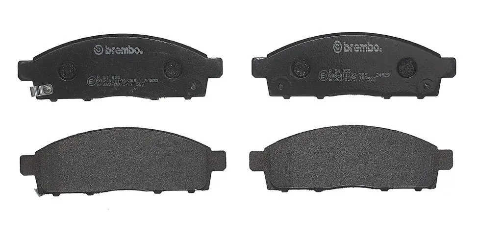 Sada brzdových destiček, kotoučová brzda BREMBO P 54 055