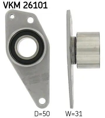 Vratná/vodicí kladka, ozubený řemen SKF VKM 26101