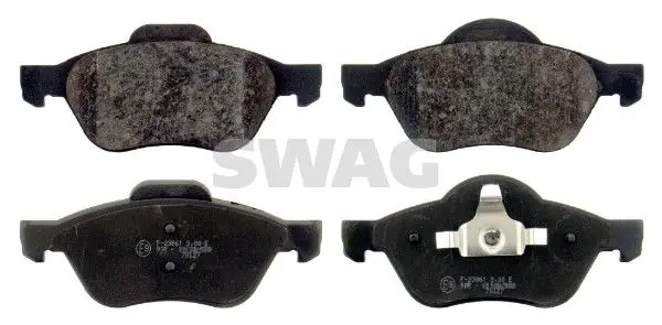 Sada brzdových destiček, kotoučová brzda SWAG 60 91 6435