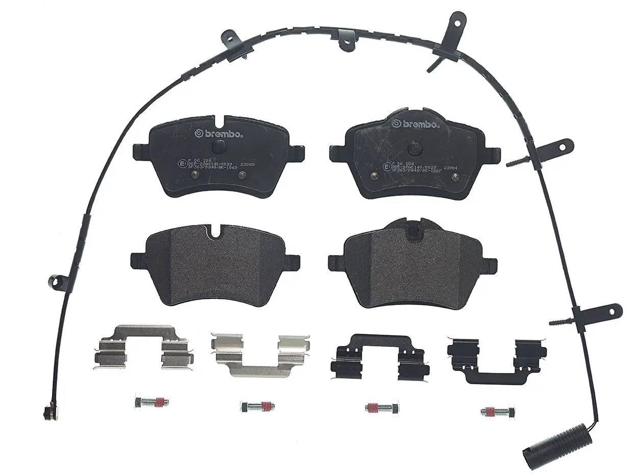 Sada brzdových destiček, kotoučová brzda BREMBO P 06 104