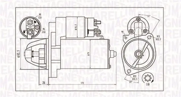Startér MAGNETI MARELLI 063721202010