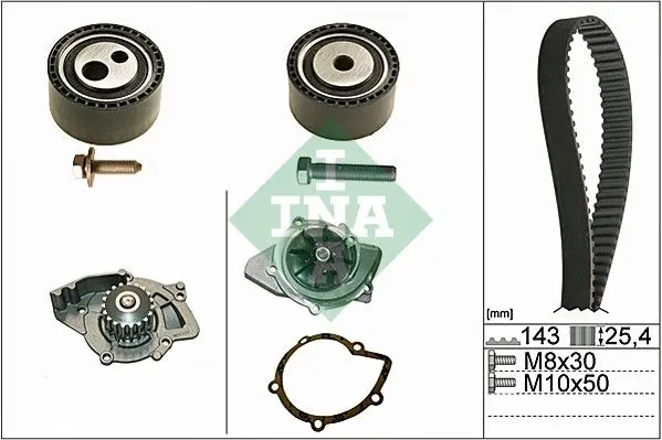 Vodní pumpa + sada ozubeného řemene Schaeffler INA 530 0447 30