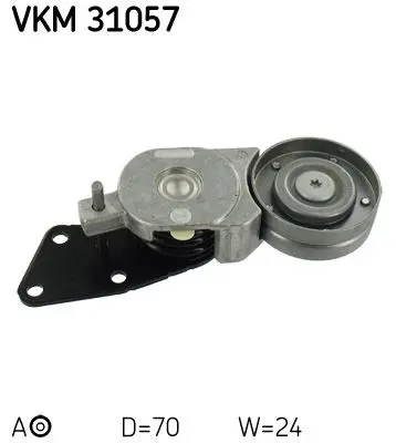 Napínák, žebrovaný klínový řemen SKF VKM 31057