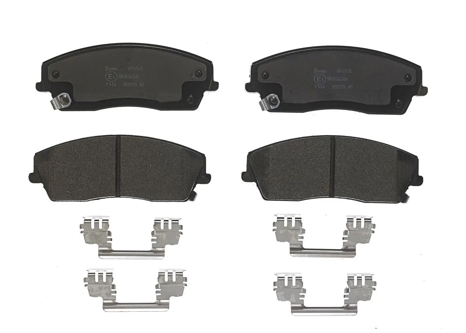 Sada brzdových destiček, kotoučová brzda BREMBO P 11 041