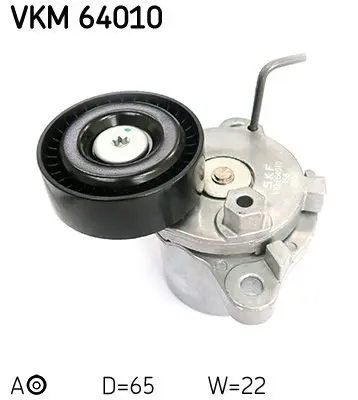 SKF Napínák, žebrovaný klínový řemen VKM64010
