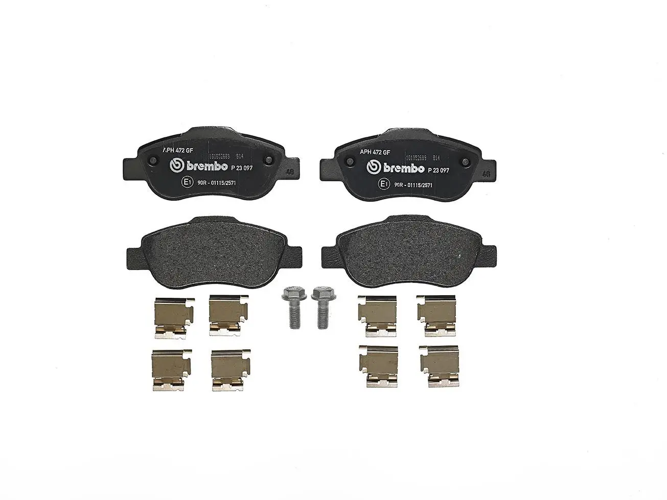 Sada brzdových destiček, kotoučová brzda BREMBO P 23 097