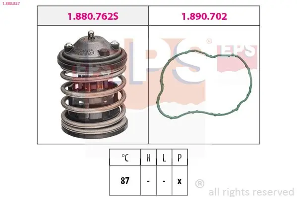 Termostat, chladivo EPS 1.880.827