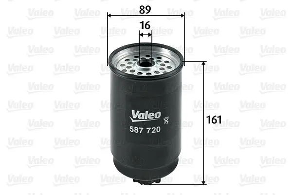 VALEO Palivový filtr 587720