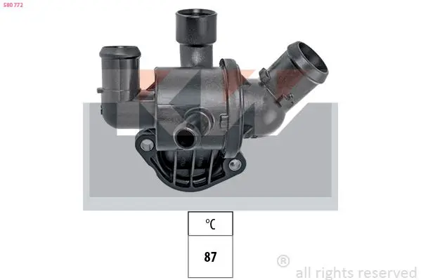 Termostat, chladivo KW 580 772