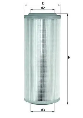 Vzduchový filtr MAHLE LX 855