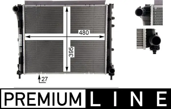 MAHLE ORIGINAL Chladič, chlazení motoru CR 1586 000P