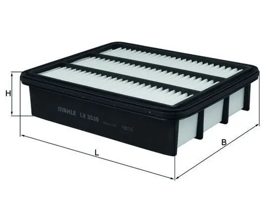 Vzduchový filtr KNECHT LX 3539
