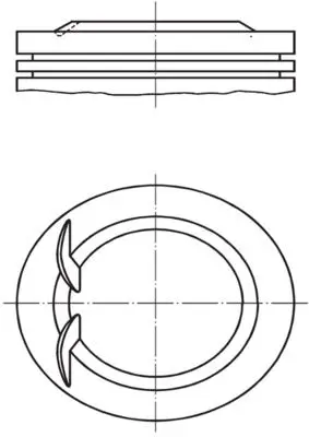 Píst MAHLE 011 02 00