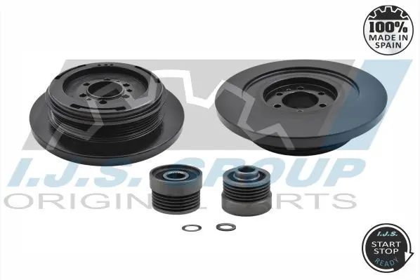Sada řemenice, kliková hřídel IJS GROUP 17-1015KIT