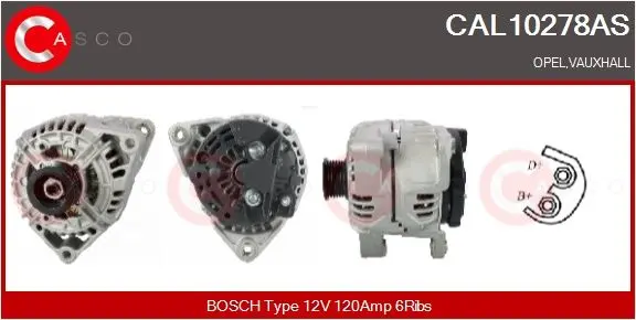 generátor CASCO CAL10278AS
