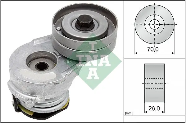 Napínák, žebrovaný klínový řemen Schaeffler INA 534 0082 30