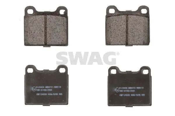 Sada brzdových destiček, kotoučová brzda SWAG 55 91 6231