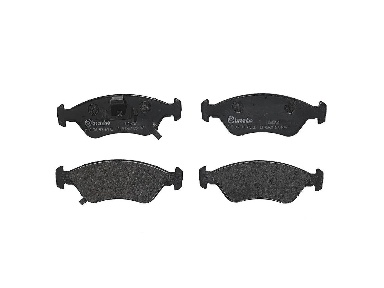 BREMBO Sada brzdových destiček, kotoučová brzda P30007