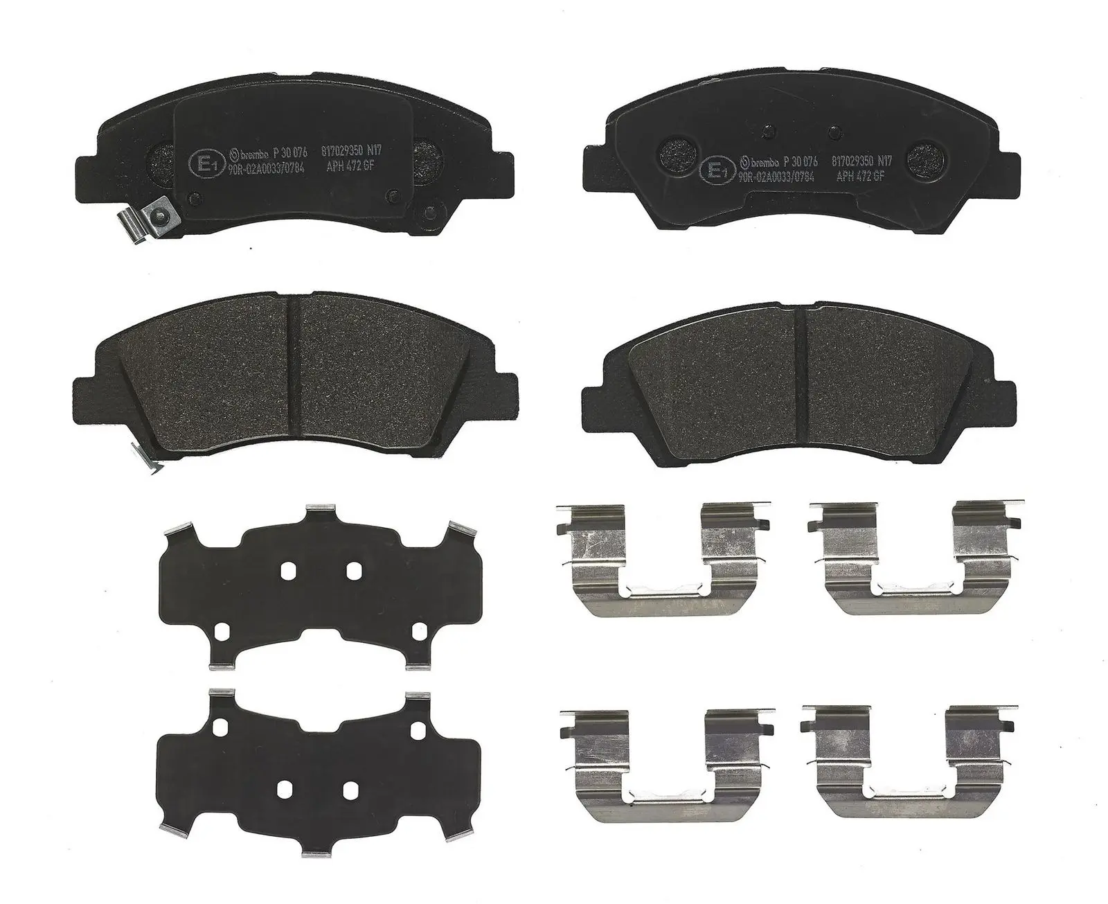 Sada brzdových destiček, kotoučová brzda BREMBO P 30 076