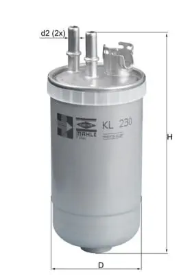 Palivový filtr MAHLE KL 230