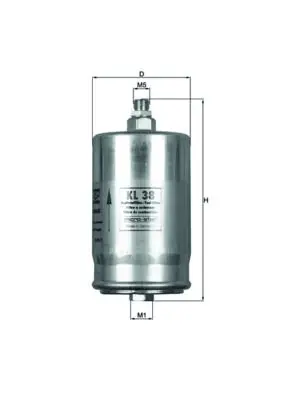 Palivový filtr KNECHT KL 38