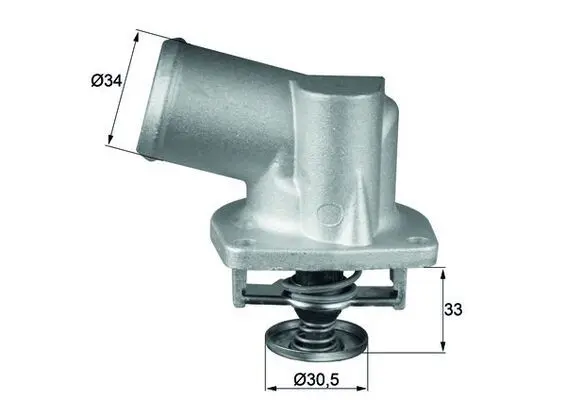 Termostat, chladivo MAHLE TI 132 92D