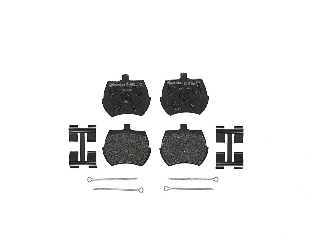 Sada brzdových destiček, kotoučová brzda BREMBO P 52 002