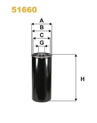 WIX FILTERS Olejový filtr 51660