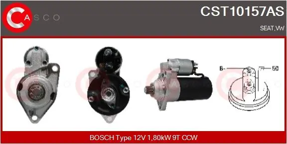 Startér CASCO CST10157AS