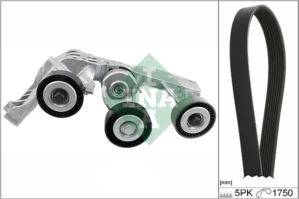 Sada žebrovaných klínových řemenů Schaeffler INA 529 0081 10
