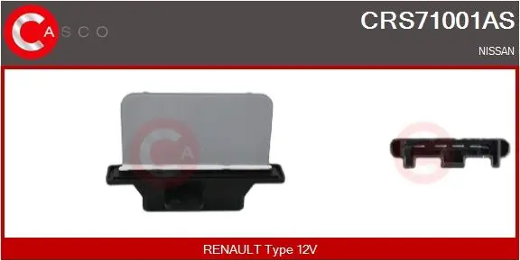 Odpor, vnitřní tlakový ventilátor CASCO CRS71001AS