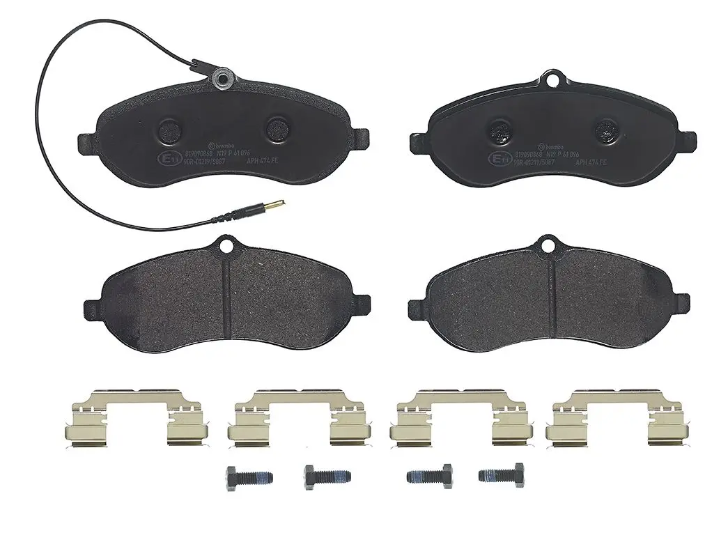 Sada brzdových destiček, kotoučová brzda BREMBO P 61 096