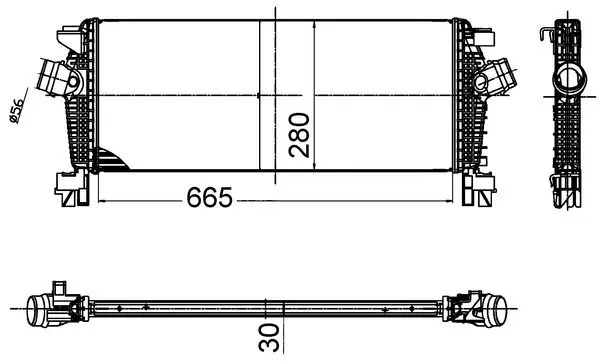 Chladič turba MAHLE CI 509 000S