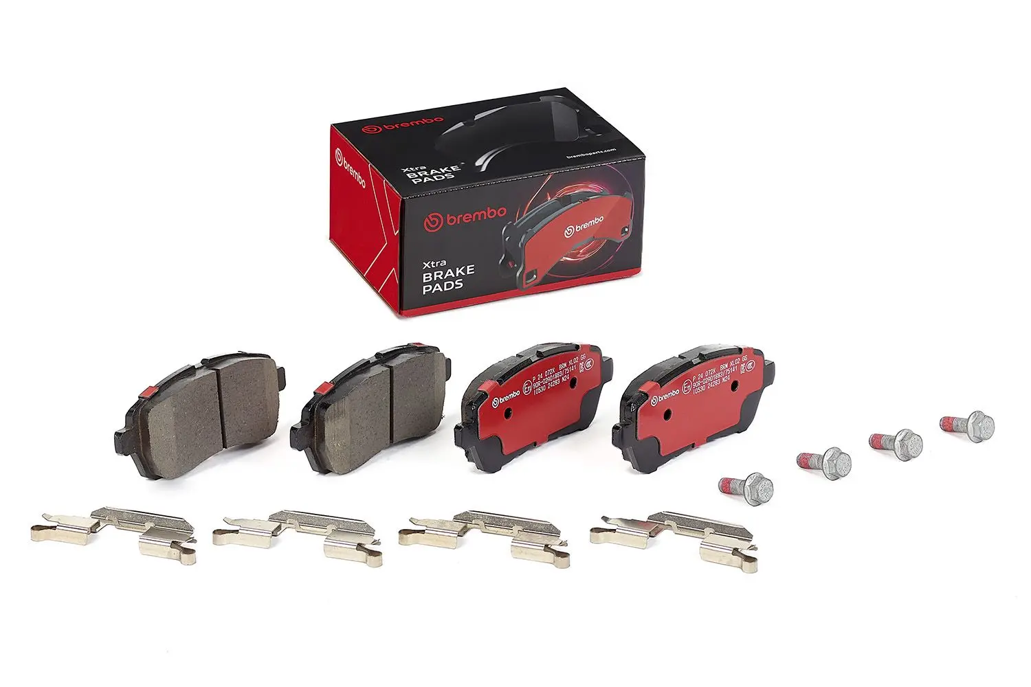 Sada brzdových destiček, kotoučová brzda BREMBO P 24 072X