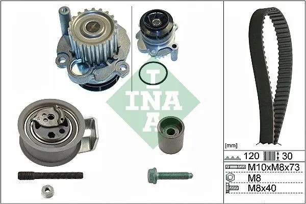 Vodní pumpa + sada ozubeného řemene Schaeffler INA 530 0091 31