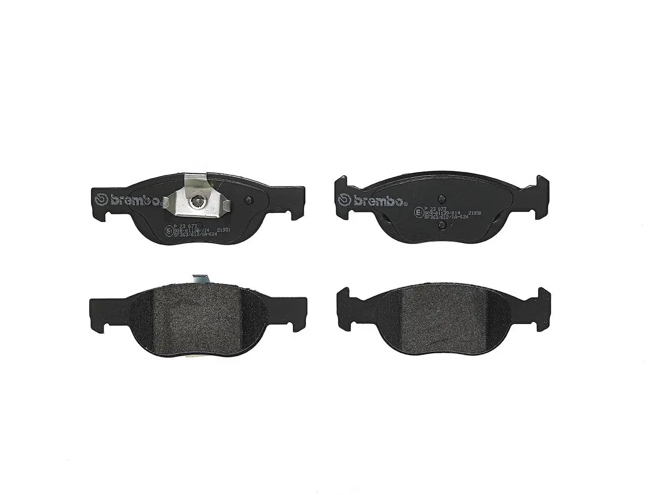Sada brzdových destiček, kotoučová brzda BREMBO P 23 073