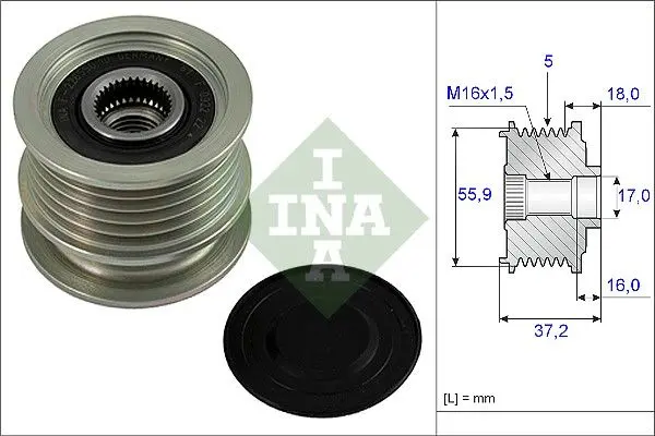 Předstihová spojka Schaeffler INA 535 0009 10