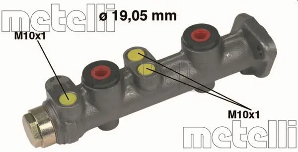 Hlavní brzdový válec METELLI 05-0028