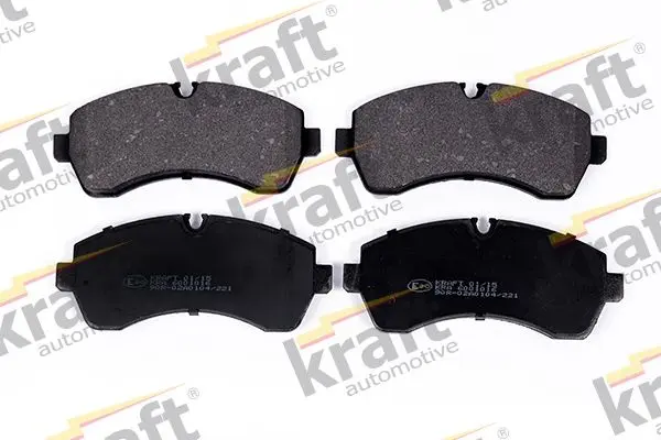 Sada brzdových destiček, kotoučová brzda KRAFT AUTOMOTIVE 6001016