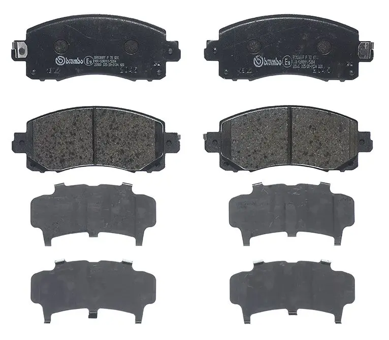 BREMBO Sada brzdových destiček, kotoučová brzda P78028
