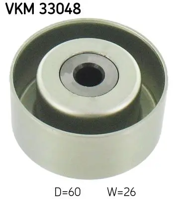 Vratná/vodicí kladka, klínový žebrový řemen SKF VKM 33048