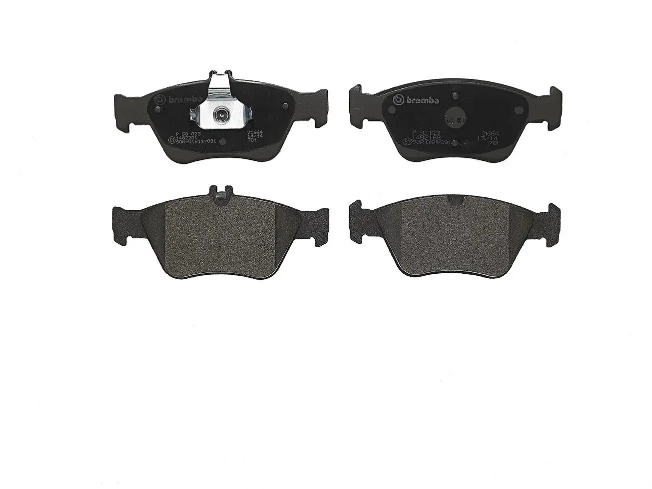 Sada brzdových destiček, kotoučová brzda BREMBO P 50 023