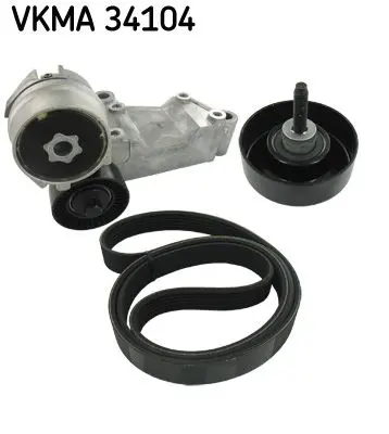 Sada žebrovaných klínových řemenů SKF VKMA 34104