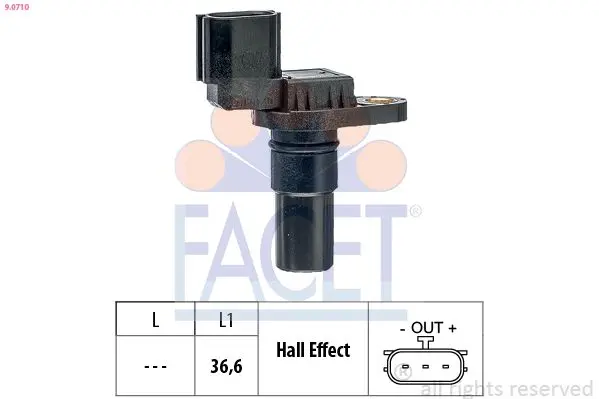 Senzor otáček, automatická převodovka FACET 9.0710