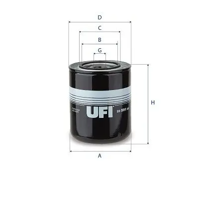 Olejový filtr UFI 23.591.00