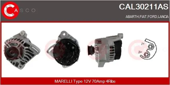 generátor CASCO CAL30211AS