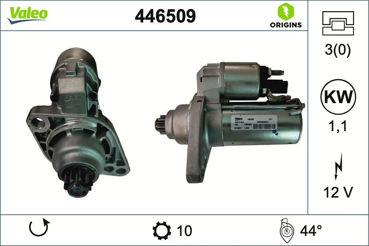 Startér VALEO 446509