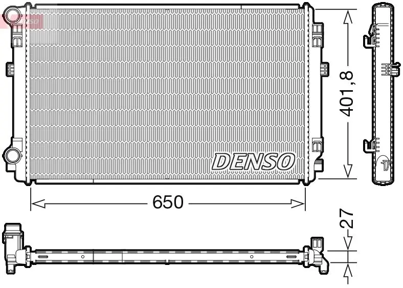 DENSO Chladič, chlazení motoru DRM32048