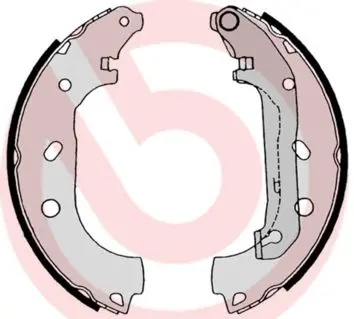 Sada brzdových čelistí BREMBO S 24 539
