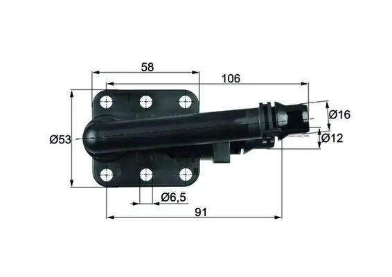 MAHLE ORIGINAL Termostat, chlazení oleje TO582